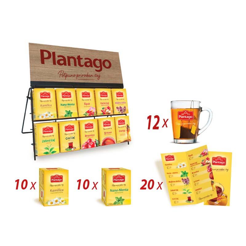 ART004801.jpg Čaj Plantago Horeca paket (čajevi,set šolja,stalak,čajni meni) - Image 1